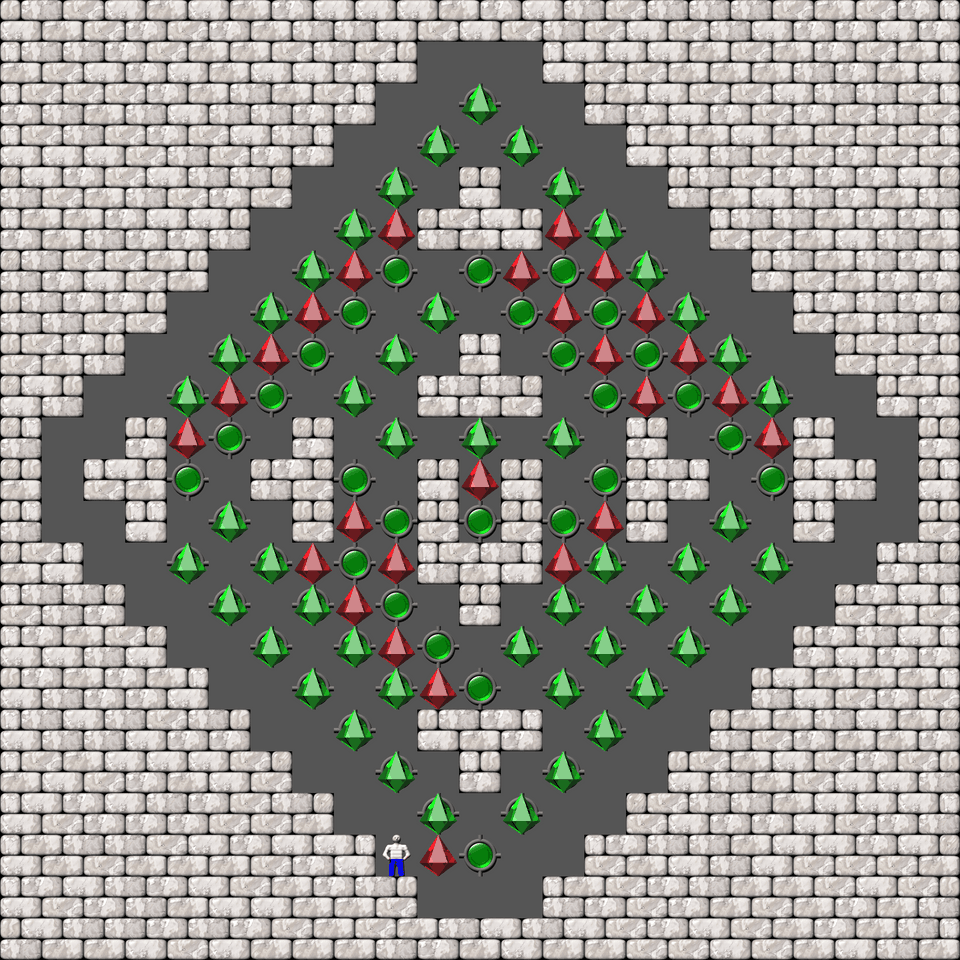 Sokoban Grig Challenge Variation level 2